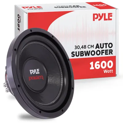 Produktbild von Pyle PLPW12D, 30,5 cm (12"), Subwoofer-Treiber, Passiver Subwoofer, 800 W, 40 - 2000 Hz, 4 Ohm