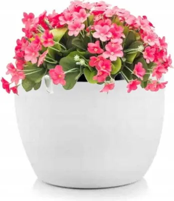 Zdjęcie produktu dla Obudowa ceramiczna biała i srebrna 22x23cm okrągła kula