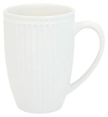 Produktbild von Greengate Alice Becher mit Henkel groß white 0,5l