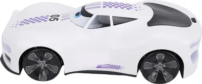 Obrázek produktu pro Driftovací RC kaskadérské auto se zvukem světelného spreje, otočné o 360 stupňů, dálkové ovládání, dobíjecí, bílé