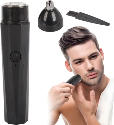Obrázek produktu pro Verk 01803 Mini elektrický holicí strojek 2 v 1 černý