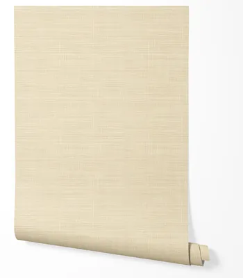 Produktbild von Selbstklebende Tapete Möbelfolie Uni Beige Leinenoptik Struktur Tapete Schlichte Moderne Wandtapete Wohnzimmer Schlafzimmer Flur Küche Zeitloses Design 5m x 0,5m