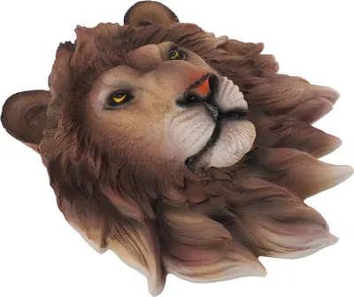 Obrázek produktu pro 3D zvířecí hlava Socha Resin Wall Decor Realistická socha divoké zvěře pro obývací pokoj Ložnice Bar Lion