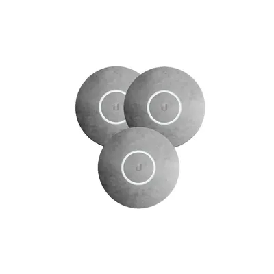 Imagen del producto de Cubiertas para UniFi nanoHD, paquete de 3 unidades (gris, compatibles con Access Point nanoHD, U6 Lite y U6+)