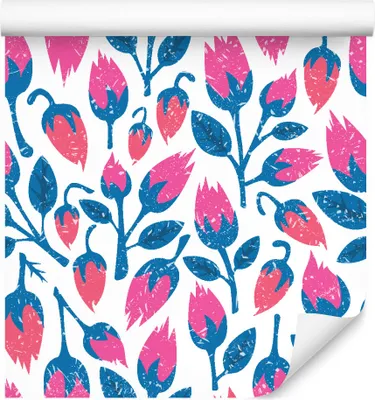 Produktbild von 10m VLIES TAPETE Rolle Blumen Rosen Knospen Frühling Natur Pflanzen XXL