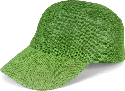 Produktbild von styleBREAKER Papierstroh Baseball Cap einfarbig | luftiges Sommer Basecap mit Metallschnalle verstellbar | Uni Cap mit Schweißband für Damen und Herren