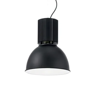 Obrázok produktu pre Závesné svietidlo Industrial-Minimal Hangar Metal Black 1 Light E27