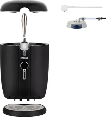 Obrázek produktu pro H.Koenig BW1688, 6 l, 3 °C, Studené nápoje, Černá, Nerezová ocel, Páčka, LED