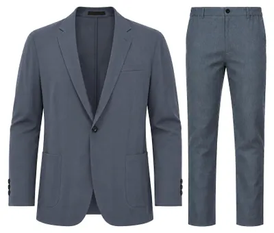 Productafbeelding van Solidchoice - Casual Tweedelig Pak voor Heren met Blazer en Broek