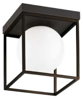Zdjęcie produktu dla Współczesna lampa sufitowa Lingotto Metal Black 1 Light E14 28W Ip20
