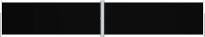 Produktbild von Seitenmarkise Ausziehbar Schwarz 180x1000 cm