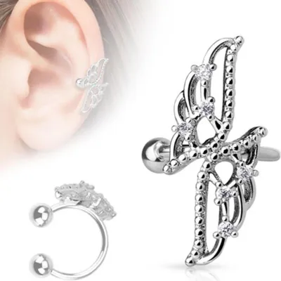 Produktbild von Ear Cuff Ohrklemme „Flügel“