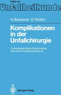 Produktbild von Komplikationen in der Unfallchirurgie