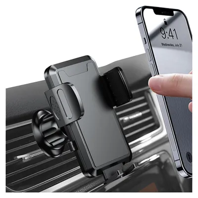 Auto-Handyhalterung, 360° drehbar, verstellbar, universell, schwarz