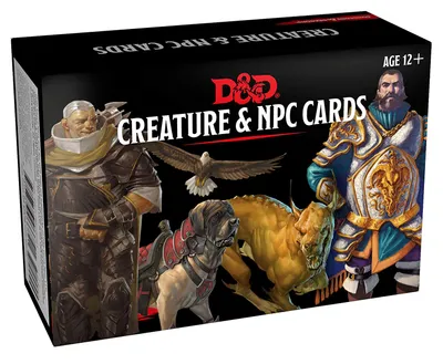 Produktbild von Dungeons & Dragons Spellbook Cards: Creature & Npc Cards (D&d Accessory)