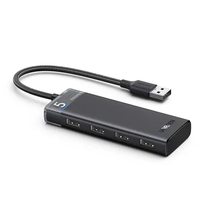 Zdjęcie produktu dla Ugreen 15548, USB 3.2 Gen 1 (3.1 Gen 1) Type-A, USB 3.2 Gen 1 (3.1 Gen 1) Type-A, 5000 Mbit/s, ChromeOS, 106,5 mm, 39,5 mm