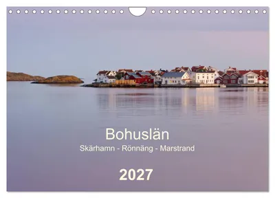 Produktbild von Bohuslän. Skärhamn - Rönnäng - Marstrand (Wandkalender 2027 DIN A4 quer), CALVENDO Monatskalender