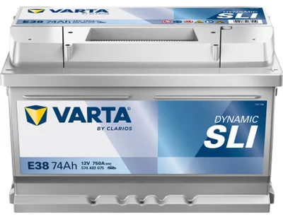 Immagine prodotto di VARTA E38 Silver Dynamic 12V 74Ah 750A Autobatterie 574 402 075