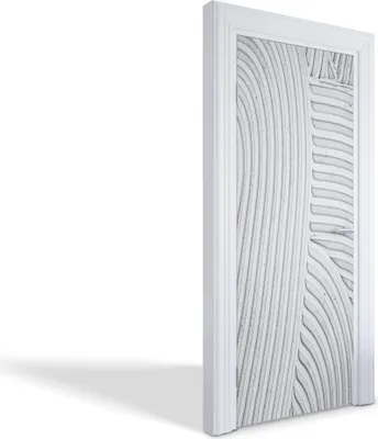 Produktbild von Türfolien Design Selbstklebende Wandsticker Türtapeten - Muster im Sand - 75 x 205 cm