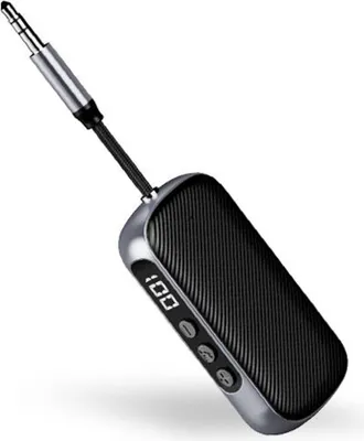 Zdjęcie produktu dla FORCE PLAY, adapter audio Bluetooth 2 w 1 nadajnik/odbiornik 3,5 mm, czarny