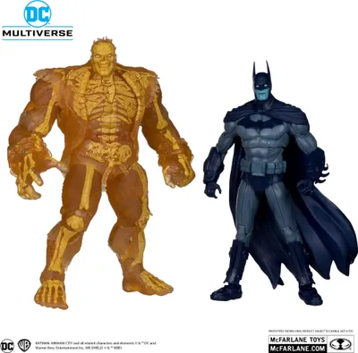 Produktbild von Arham City DC Multiverse Actionfiguren 2er-Pack Batman & Solomon Grundy (Gold Label) 18 cm