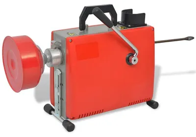 Produktbild von vidaXL Rohrreinigungsmaschine 250W 15mx16mm / 4,5mx9,5mm