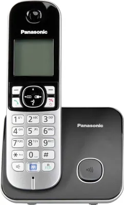 Obrázek produktu pro Panasonic KX-TG6811GB, DECT telefon, 120 pol., Identifikace volajícího, Černá