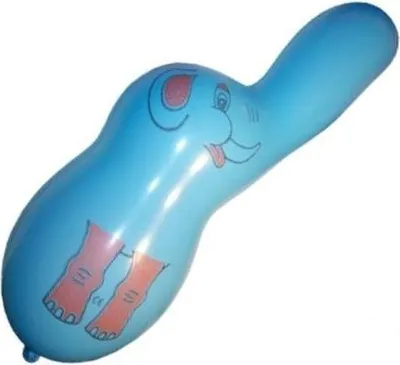 Zdjęcie produktu dla Ballon in ELEFANTENFORM, bunt, 1 Stk.