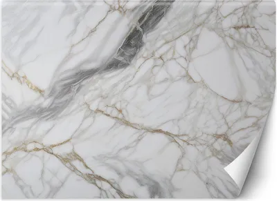 Immagine prodotto di Murale piccolo marmo grigio-beige carta da parati astratta per pareti 100x70 cm colore Bianco tema Sfondi e texture