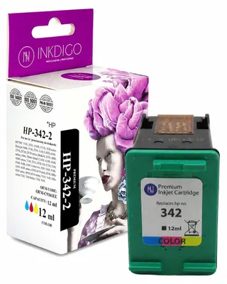 Obrázok produktu pre Inkdigo, Kazeta s farebným inkoustom pre tlačiareň HP 342, Obrázok generovaný UI