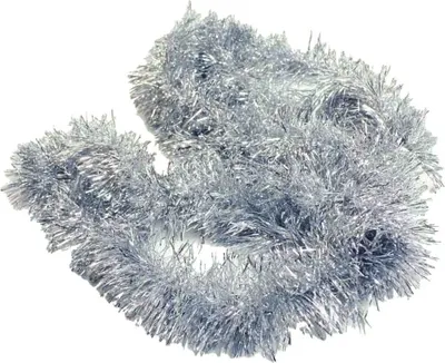 Produktbild von HAAC Girlande Tanne Lametten Länge 2 Meter Farbe silber Weihnacht Weihnachten