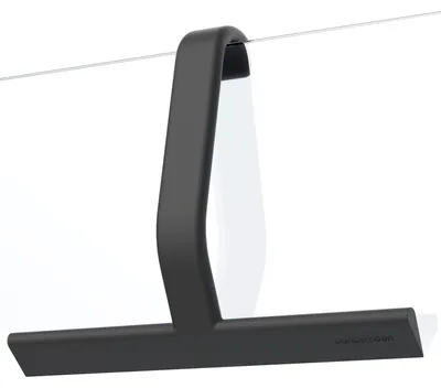 Produktbild von Duschhalter mit Haken, 30 cm, Schwarz