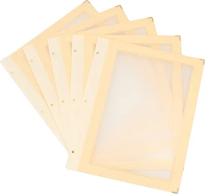 Obrázek produktu pro Securit MC-WIA4-BI, A4, Kov, Plast, Béžová, Slonovinová, Matný, Plast, Zaoblené rohy