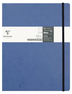 Produktbild von Clairefontaine Notizbuch My.Essential Age Bag, B5, 96 Blatt, punktkariert, Papier 90g, Blau
