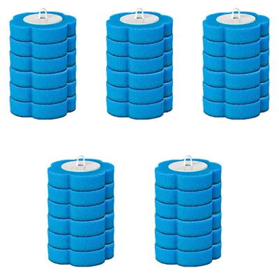 Image de 30 éponges de rechange pour brosse de toilette jetable