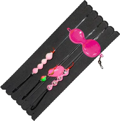 Produktbild von Dieter Eisele Spoon Flundervorfach pink - 1 Buttlöffel + 3 Buttvorfächer, Gewicht:60g