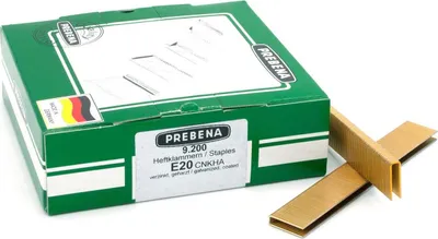 Produktbild von Prebena E Klammern 20mm verzinkt BeA Paslode Schneider Würth 90 Senco L KL-12 9,2M