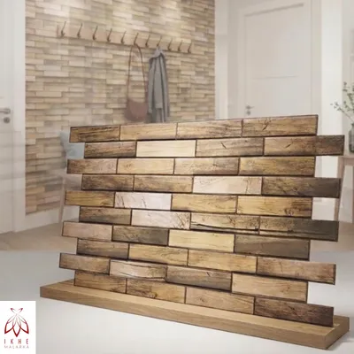 Produktbild von 3D PVC Wandpaneele Wandverkleidung PVC-Verkleidung Stein Holz Mosaik Fliesen Imitation (ca. 0,4qm)