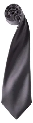 Produktbild von Premier Workwear PR750 | Satin Tie ŽColoursŽ / 144 x 8,5 cm - Farbe: Dark Grey - Größe: 144 x 8,5 cm