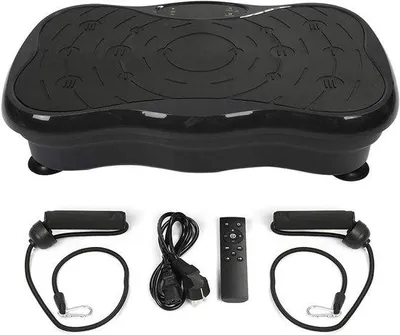 Zdjęcie produktu dla Trilplaat – Platform wibracyjne – Trening w domu – Cichy silnik – 53 x 35 cm – Czarny