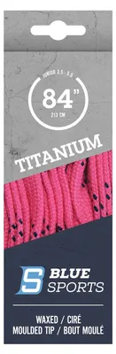 Produktbild von BLUE SPORTS Titanium Pro Schnürsenkel gewachst, Farbe:pnk, Größe:84'/213cm