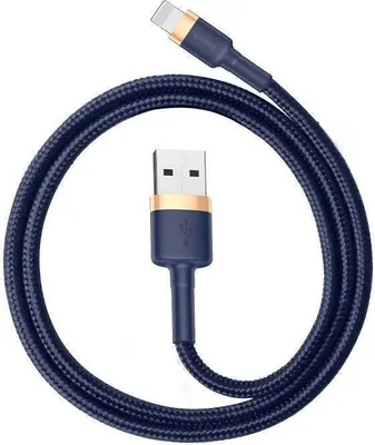 Obrázek produktu pro Kabel Baseus Cafule USB/Lightning 1m 2,4A zlato-modrý