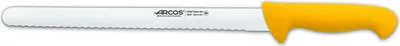 Immagine prodotto di Coltello da pasticceria Arcos color - Prof 293700 in acciaio inox nitrum e mango polipropilene giallo ergonomico e lama da 30 cm, vetrinetta