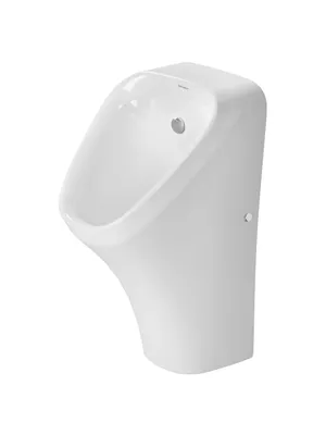 Produktbild von Duravit Urinal RIMLESS DURASTYLE 300 x 340 mm, Zulauf von hinten, ohne Fliege HygieneGlaze weiß