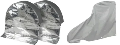 Produktbild von Walser Campingset 2x Reifen-Thermoabdeckung, bis 17 Zoll und 1x Deichselhaube