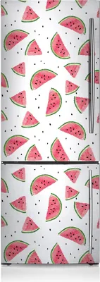 Produktbild von Kühlschrankmagne Kühlschrank Aufkleber Magnetfolie Dekoration 60x180 cm - Wassermelonenregen