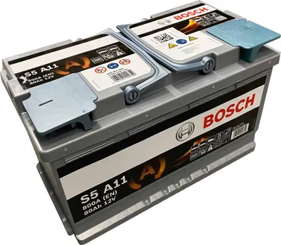 Produktbild von Bosch S5 A11 Autobatterie AGM Start-Stop 12V 80Ah 800A