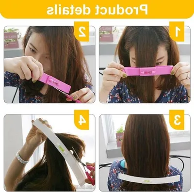 Set aus 2 explosiven Linealen und 1 Schere - praktische Haarschneidewerkzeuge und kreative Zimmeraccessoires