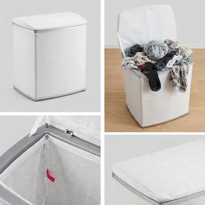 Produktbild von Wäschekorb Wäschebox Wäschetruhe mit Deckel faltbar Wäschesammler Wäschetonne