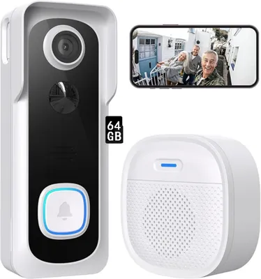 EffiFish Türspion Kamera 4,3 Zoll - 1080P Weitwinkel Mit Nachtsicht - WiFi Türklingel